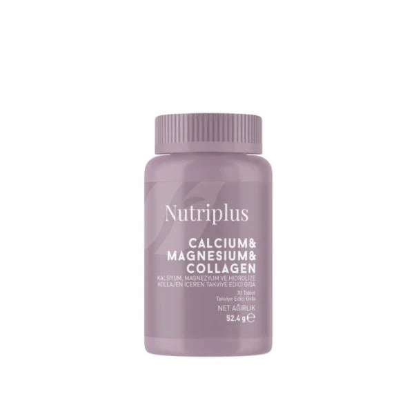 Nutriplus Calcium & Magnesium & Collageen 52,4g 30 tabletten
