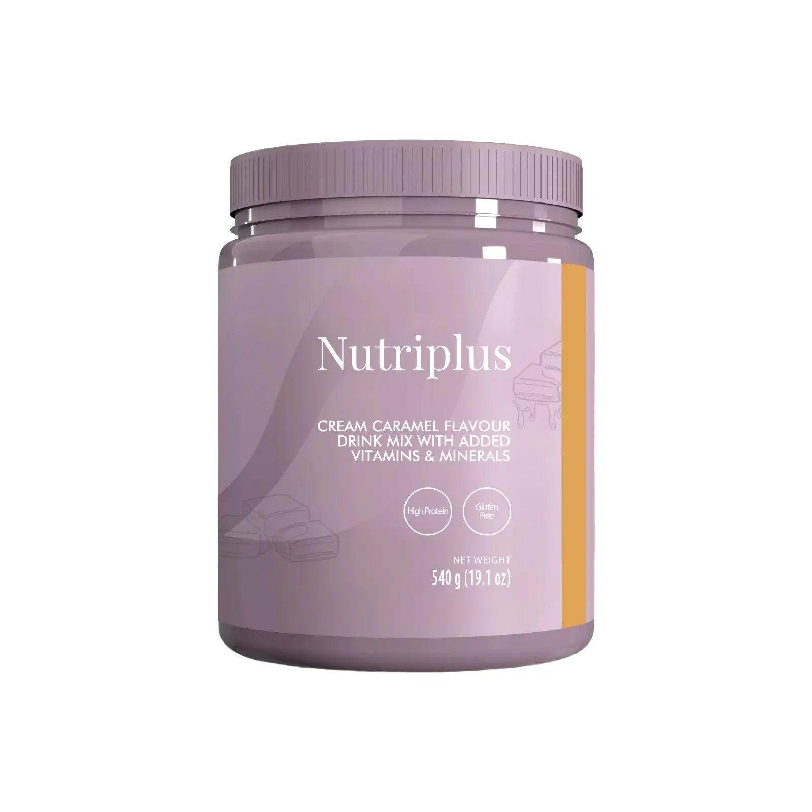 Nutriplus Cocktail – romige karamelsmaak CREAM CARAMEL 540 g.