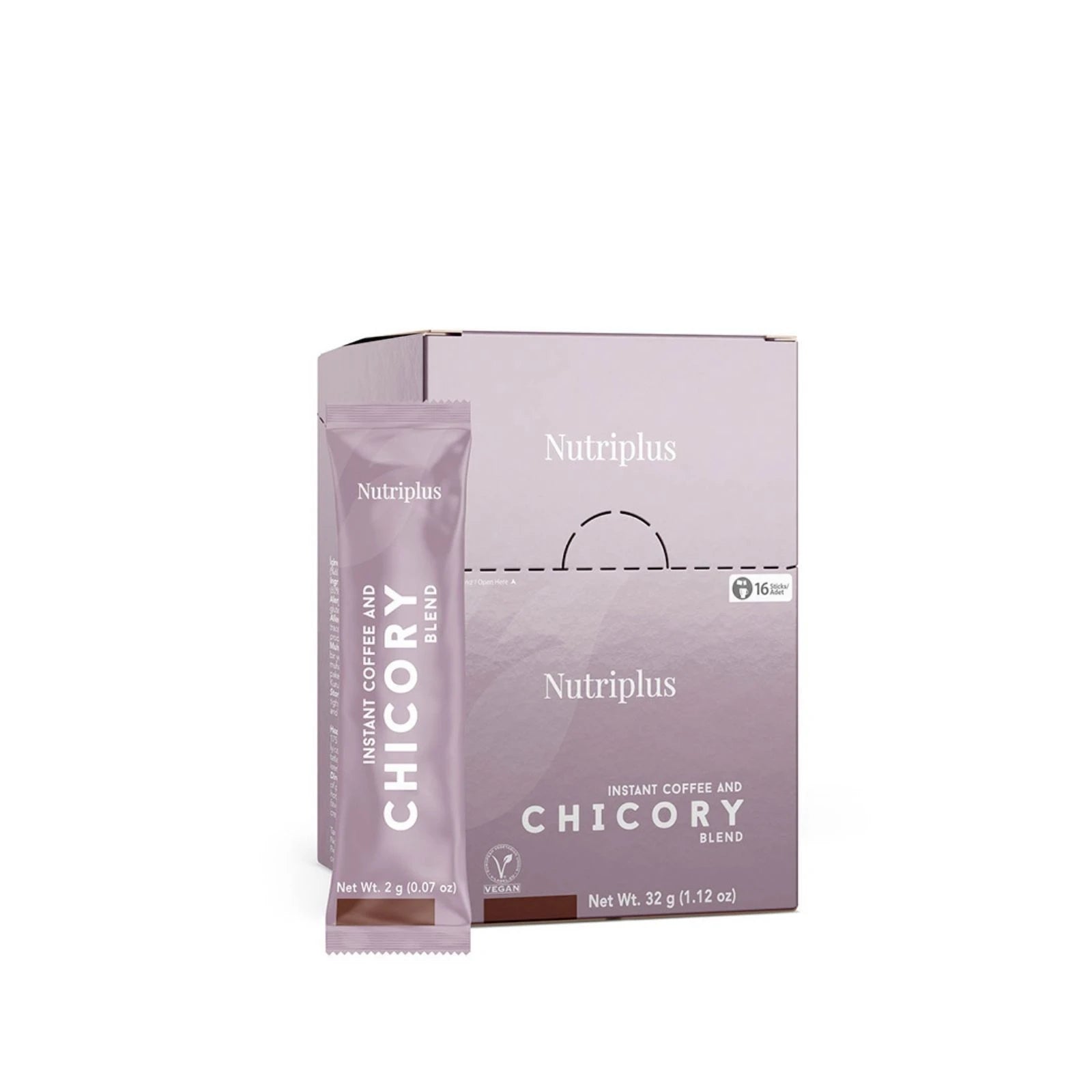 Nutriplus Chicorei koffie zakjes 16x2g