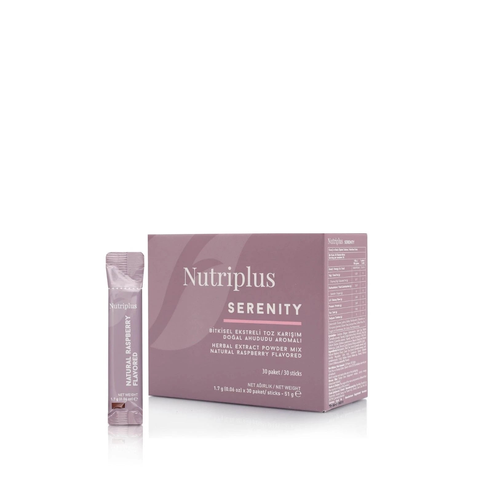 Nutriplus Serenity Framboos 51g