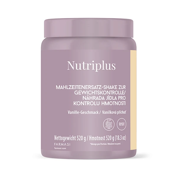 Nutriplus maaltijdvervanger vanillecoctailsmaak 520g