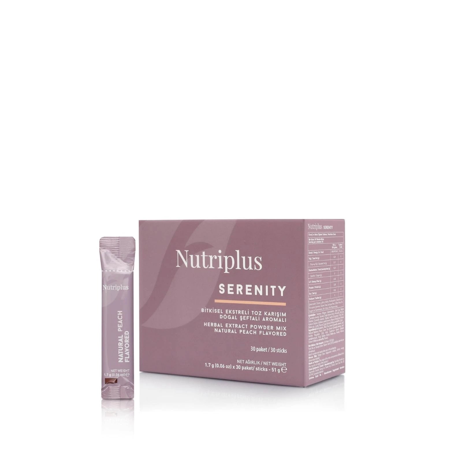 Nutriplus Serenity Perzik 51g